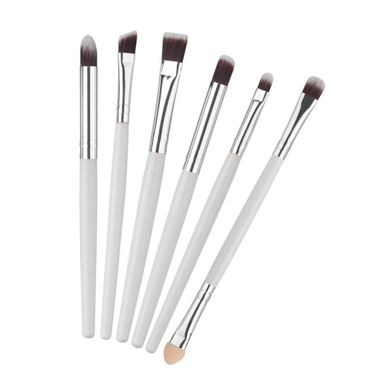 Set de 6 Brochas de Maquillaje Profesional para Ojos, Cejas y Labios - Image 2