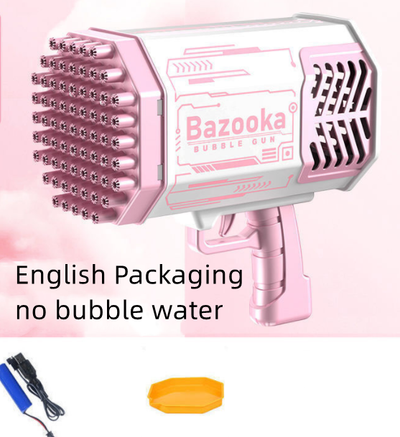 Pistola de Burbujas Automática 69 Agujeros con Luz LED - Juguete Infantil - Image 18