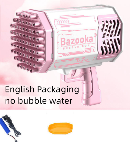 Pistola de Burbujas Automática 69 Agujeros con Luz LED - Juguete Infantil - Image 18