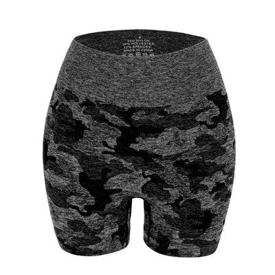 Shorts de Yoga Camuflaje Súper Elásticos sin Costuras - Image 20