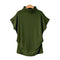 Blusa Cuello Alto con Mangas Murciélago