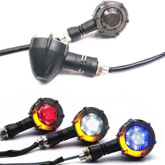 Direccionales LED Secuenciales para Moto - Indicador Dinámico Bicolor