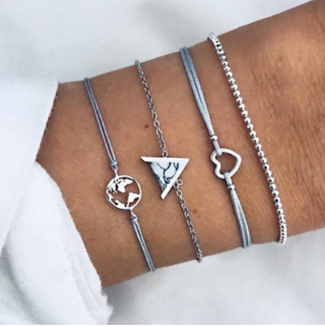 Set de Pulseras Bohemias Vintage con Cuentas y Amuletos para Mujer - Image 27