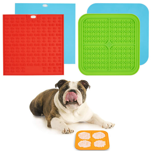 Tapete Interactivo de Succión para Mascotas - Comedero Lento Antiestrés