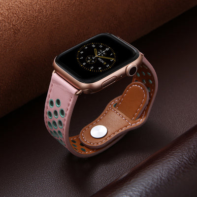 Pulsera de Cuero Unisex con Cadena de Reloj Transpirable - Image 19