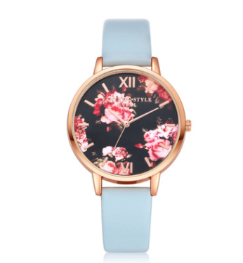 Reloj de Pulsera para Mujer con Correa de Cuero y Detalles en Oro Rosado - Image 11
