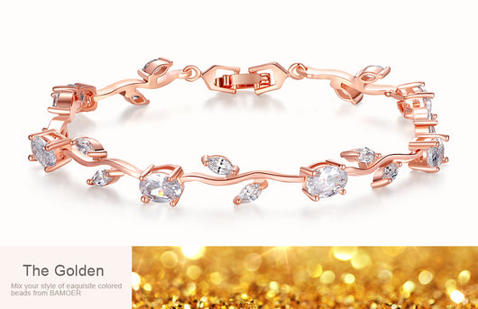 Pulsera de Cristal Chapada para Mujer - Image 6