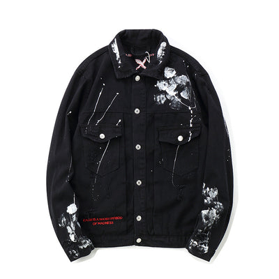 Chaqueta Denim Suelta con Solapa Tipo Abrigo - Image 4