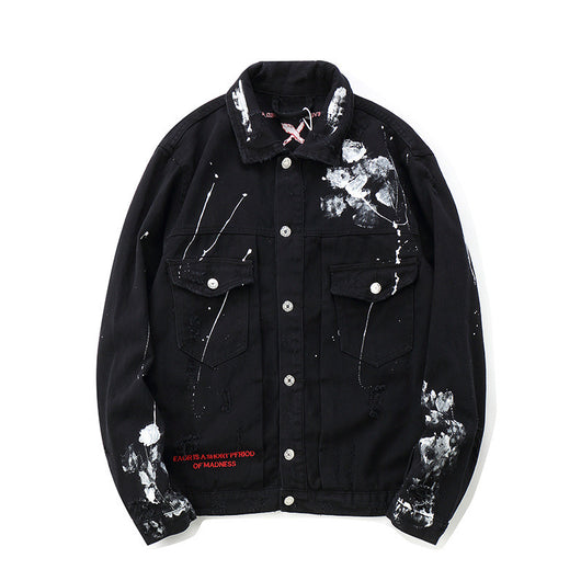Chaqueta Denim Suelta con Solapa Tipo Abrigo - Image 4