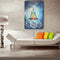 Tapiz Mural Buda 7 Chakras Tono Azul India - Cobertor Cama