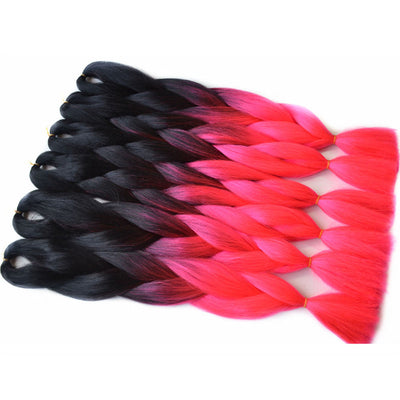 Trenzas Africanas Degradado Colorido Efecto Sucio - Image 15