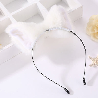 Diadema de Orejas de Gato Suave y Esponjosa - Image 8