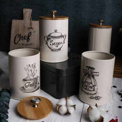 Set de 3 Frascos de Almacenamiento para Té, Café y Azúcar - Image 24