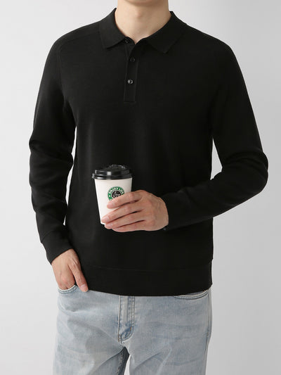 Suéter de Punto Casual en Lana de Cordero - Diseño Liso y Moderno - Image 8