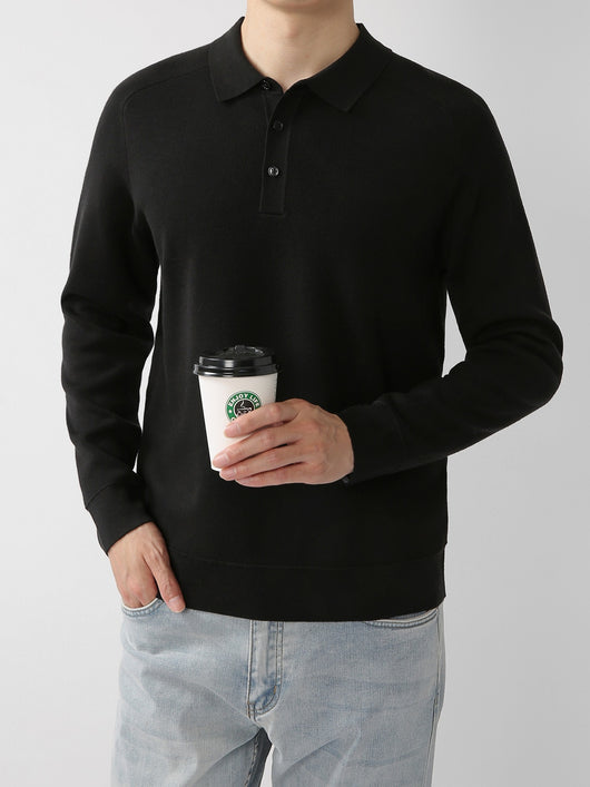 Suéter de Punto Casual en Lana de Cordero - Diseño Liso y Moderno - Image 8