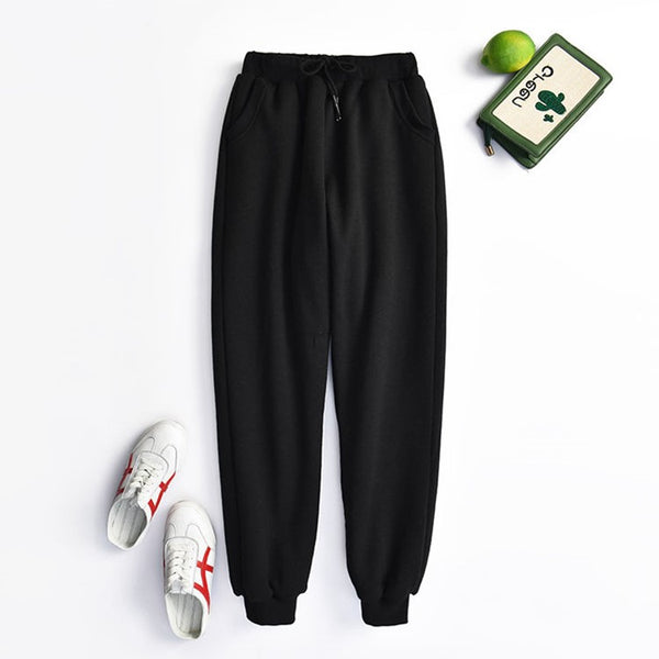 Pantalones de Buzo Mujer Lana Cachemira Otoño Invierno Comfort Plus