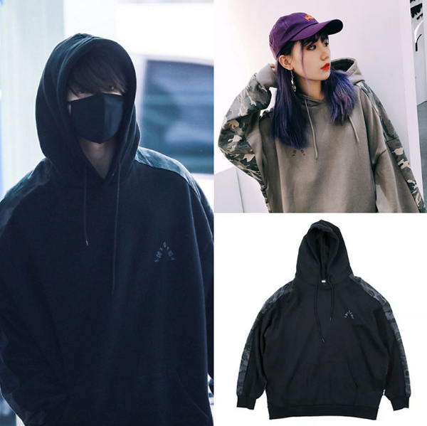Suéter Suelto Camuflado Unisex - Abrigo de Pareja Otoño Invierno Estilo Coreano