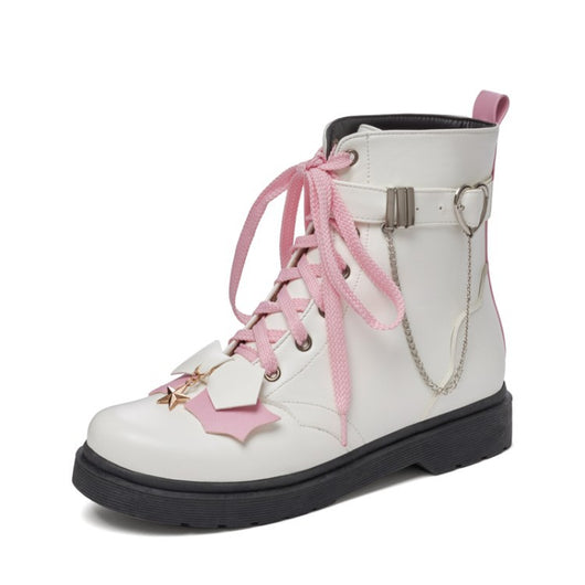 Botas Martin para Mujer con Cadena Metálica y Moño - Image 7