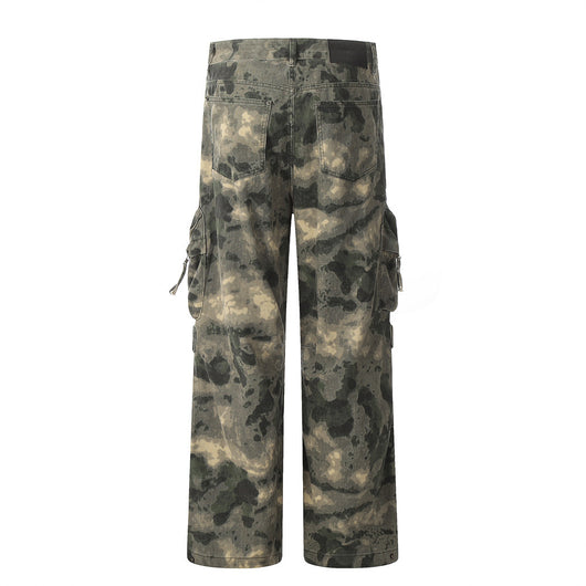 Pantalones de Trabajo Camuflaje Tie-dye Multi-bolsillos para Montaña - Image 35