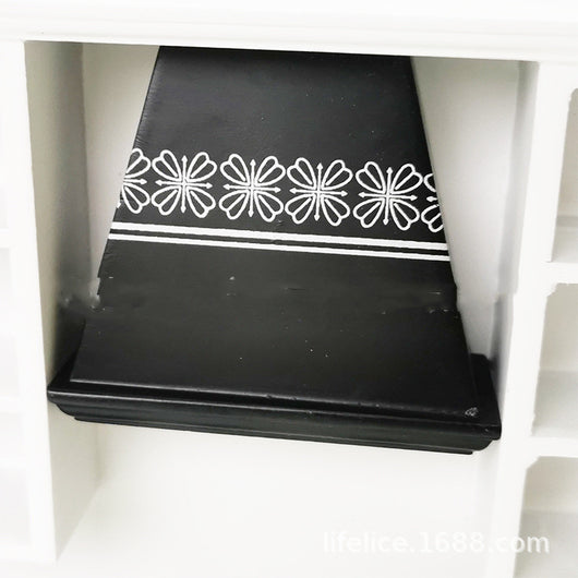 Juego de Muebles de Cocina Minimalista - 3 Piezas en Blanco y Negro - Image 3