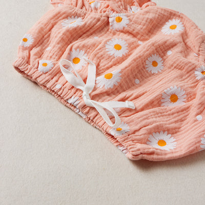 Conjunto de Dos Piezas para Niña con Tirantes y Shorts Estampado - Image 10