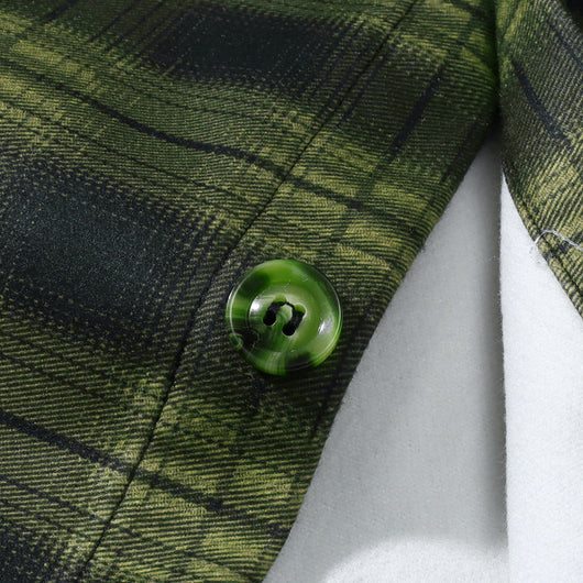 Chamarra Cuadros con Capucha - Estilo Casual Holgado para Hombre - Image 11