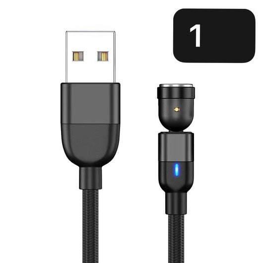 Cable de Carga Magnético 3 en 1 con Rotación 540° - Image 11