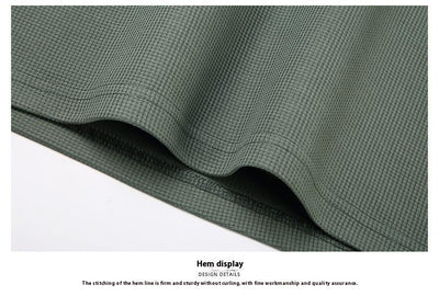 Playera Holgada de Cuello Redondo con Textura Waffle para Hombre - Image 33