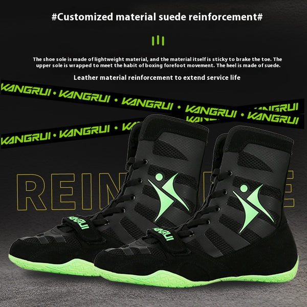 Zapatos de Boxeo y Lucha Libre para Hombres y Mujeres