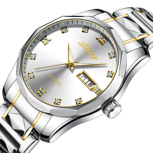 Reloj Automático de Acero Inoxidable para Hombre con Luminosidad y Resistencia al Agua - Image 7