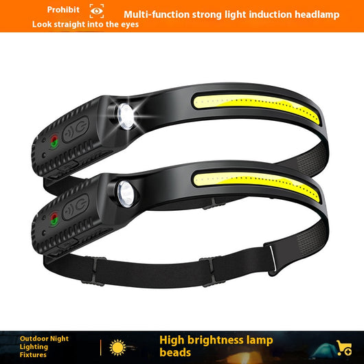 Linterna Frontal LED Recargable USB-C con Sensor de Movimiento - Eco Friendly para Pesca y Running - Image 17