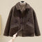 Abrigo Cálido Oversize con Forro Polar para Mujeres Petite