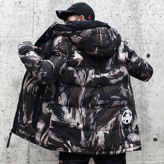 Chaqueta de Algodón con Estampado Camuflaje - Image 17