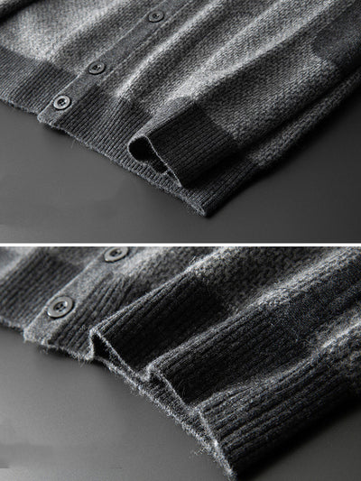 Suéter de Cachemira Holgado para Hombre - Talla Grande Reforzada - Image 5