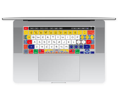 Protector de Teclado Colorido para Laptop - Película Transparente Trendy - Image 6