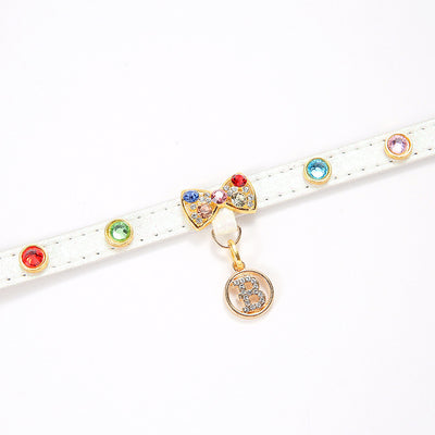 Collar para Gato con Moño de Diamantes y Aleación Elegante - Image 5