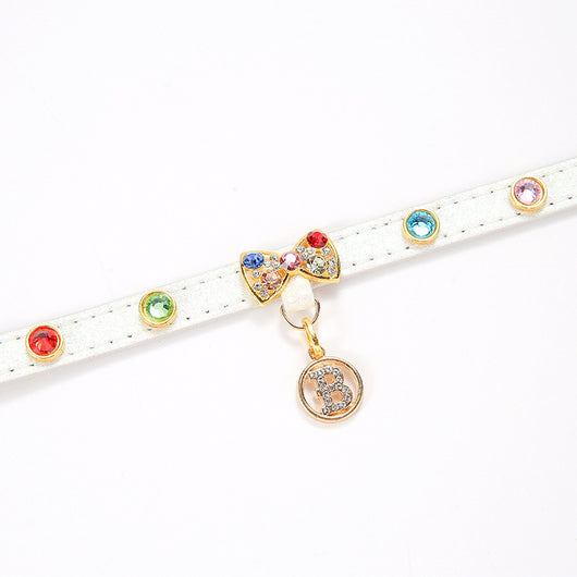 Collar para Gato con Moño de Diamantes y Aleación Elegante - Image 5