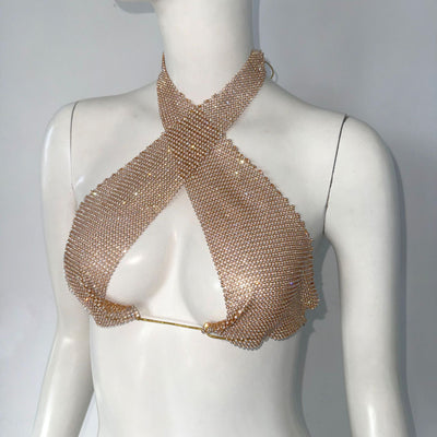 Top Metálico con Tirantes Finos Ajustables - Image 11