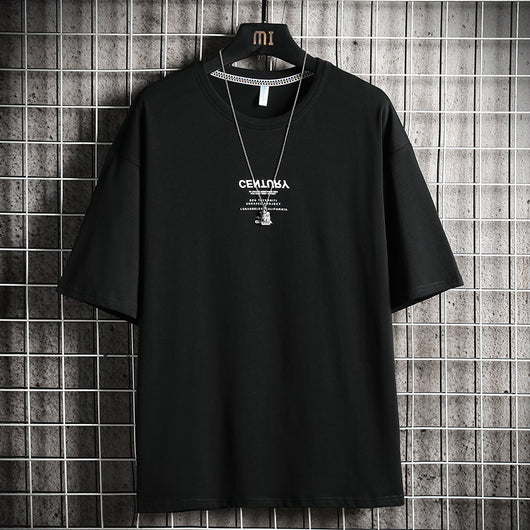 Camiseta Hombre con Estampado de Letras - Image 11