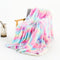 Manta Tie Dye Arcoíris de Doble Capa en Poliéster