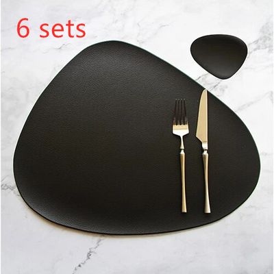 Mantel Individual Aislante de Cuero PU - Posavasos Antideslizante para Cocina - Image 28