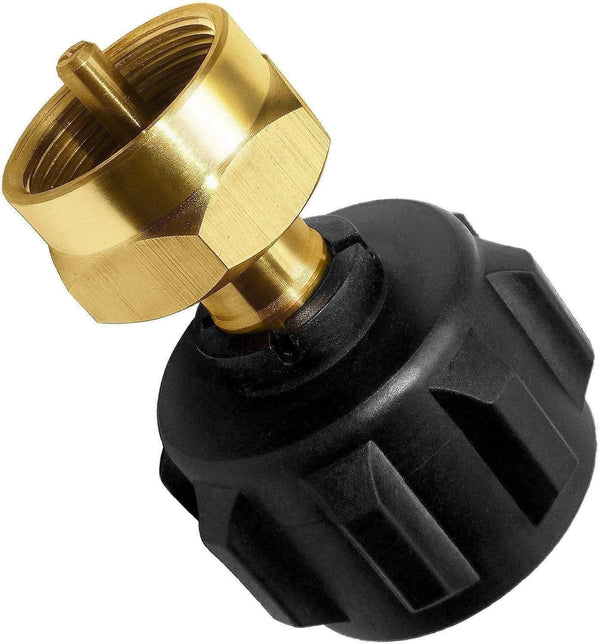 Regulador de Propano QCC1 1LB con Adaptador de Recarga para Kit BBQ Exterior