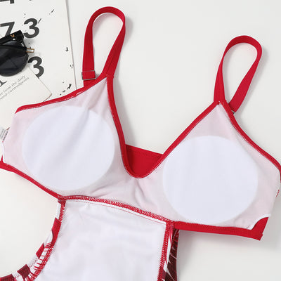 Bikini Triangular Sexy con Diseño de Flores y Cordones Ajustables - Image 13