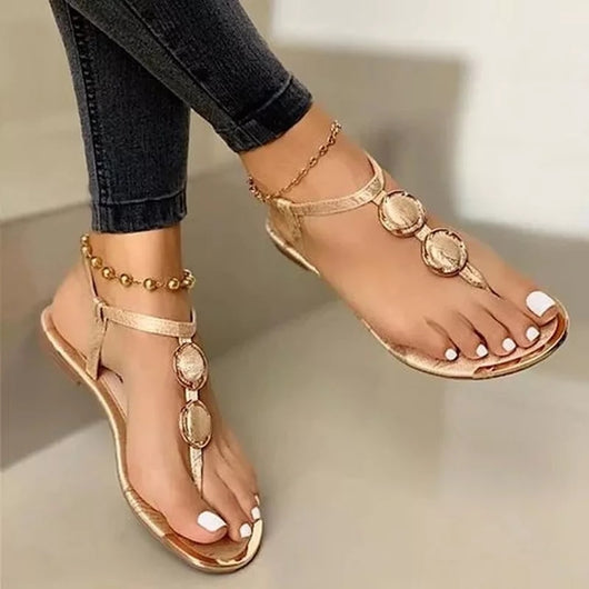 Sandalias Planas para Mujer - Calzado de Playa Cómodo y Versátil - Image 3
