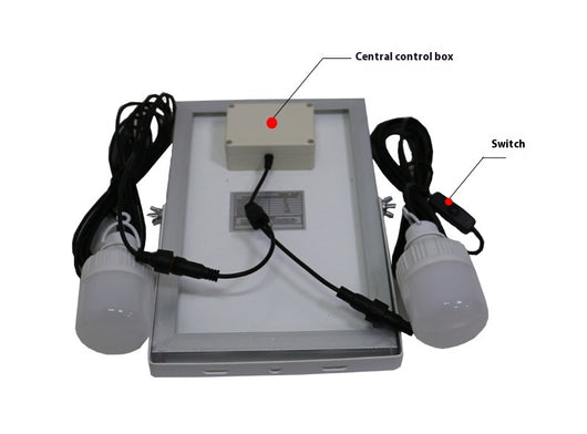Lámpara Solar Bifurcada para Jardín - Iluminación Inteligente Dual - Image 3