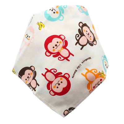 Baberos Impermeables Triangulares de Algodón con Diseños Infantiles - Image 44