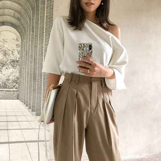Blusa sin tirantes con hombros al descubierto - Image 6