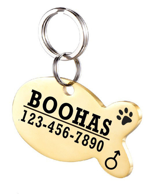 Placa de Identificación para Perro en Acero Inoxidable Personalizada - Image 21