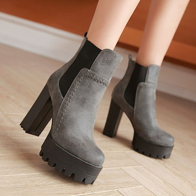 Botas Martin Plataforma Tacón Alto - Image 4