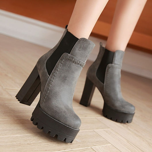 Botas Martin Plataforma Tacón Alto - Image 4